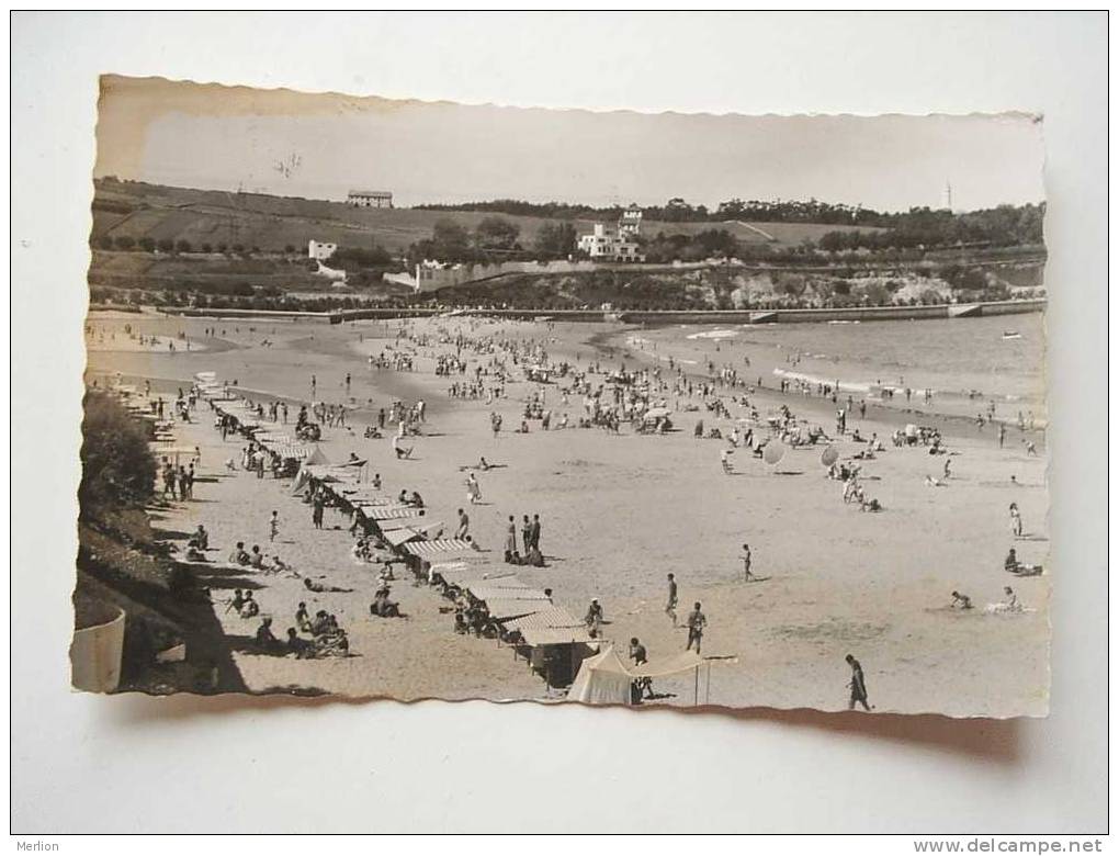 Santander - El Sardinero -Segunda Playa    -   Espana   Cca 1950´s  F  D44906 - Cantabria (Santander)