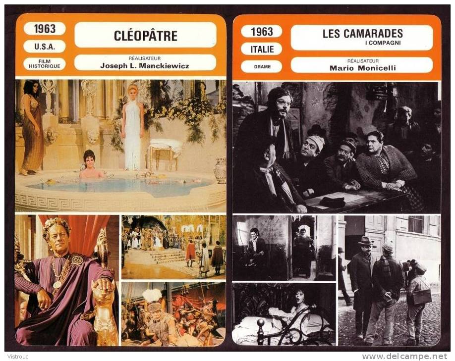 10 Fiches Cinéma (10 Scans) : Filmographie De  1962 à 66, Avec  L. De FUNES, L. VENTURA, J.-L. BARRAULT,... - Autres & Non Classés