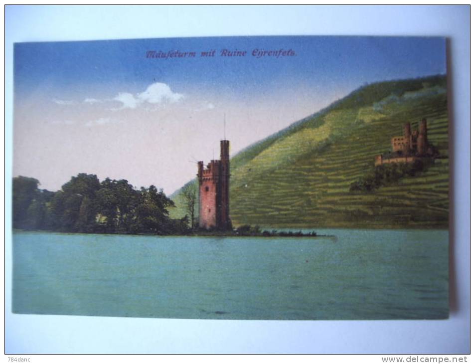 Maufeturm Mit Ruine Ehrenfels - Bingen