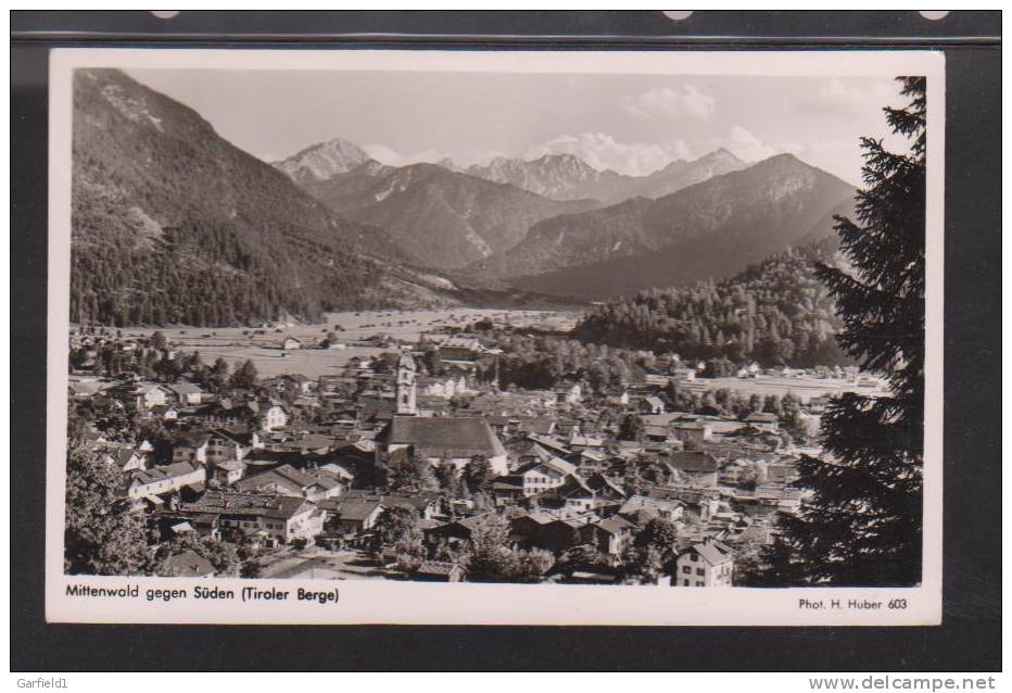 Mittenwald Gegen Süden  (TL95)   Tiroler Berge - Mittenwald