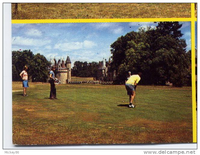 MISSILLAC--1990--Le Chateau De La Bretesche (golf) ,vues Diverses Cm  éd Jack--TP COURSE AUTOUR DU MONDE- - Missillac