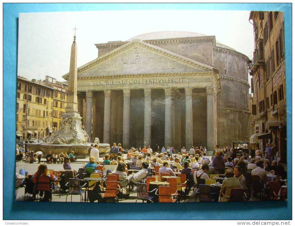 R.1298 ITALIA ITALY LAZIO ROMA IL PANTHEON AÑOS 70/80 MAS EN MI TIENDA - Panteón