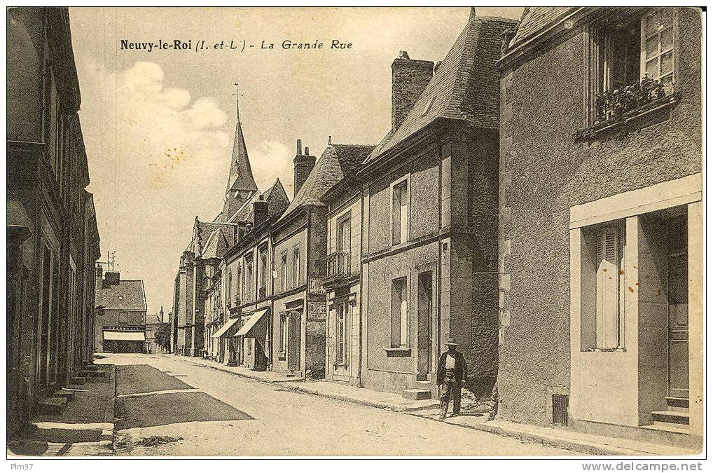 NEUVY LE ROI - La Grande Rue - Non Circ. - Neuvy-le-Roi