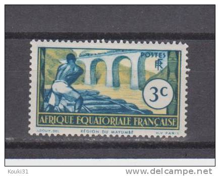 AEF YT 77 * : Rail Et Pont - Unused Stamps