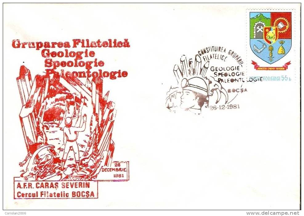 Romania / Special Cover With Special Cancellation / Speologie - Naturaleza