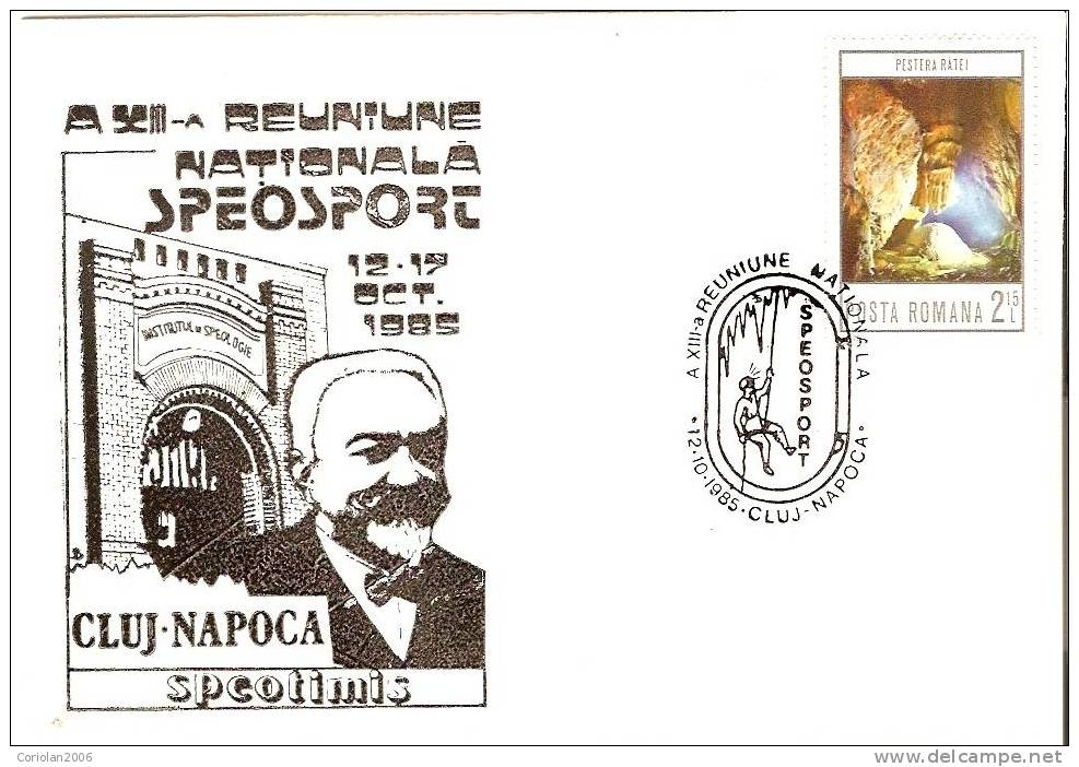 Romania / Special Cover With Special Cancellation / Speologie - Nature