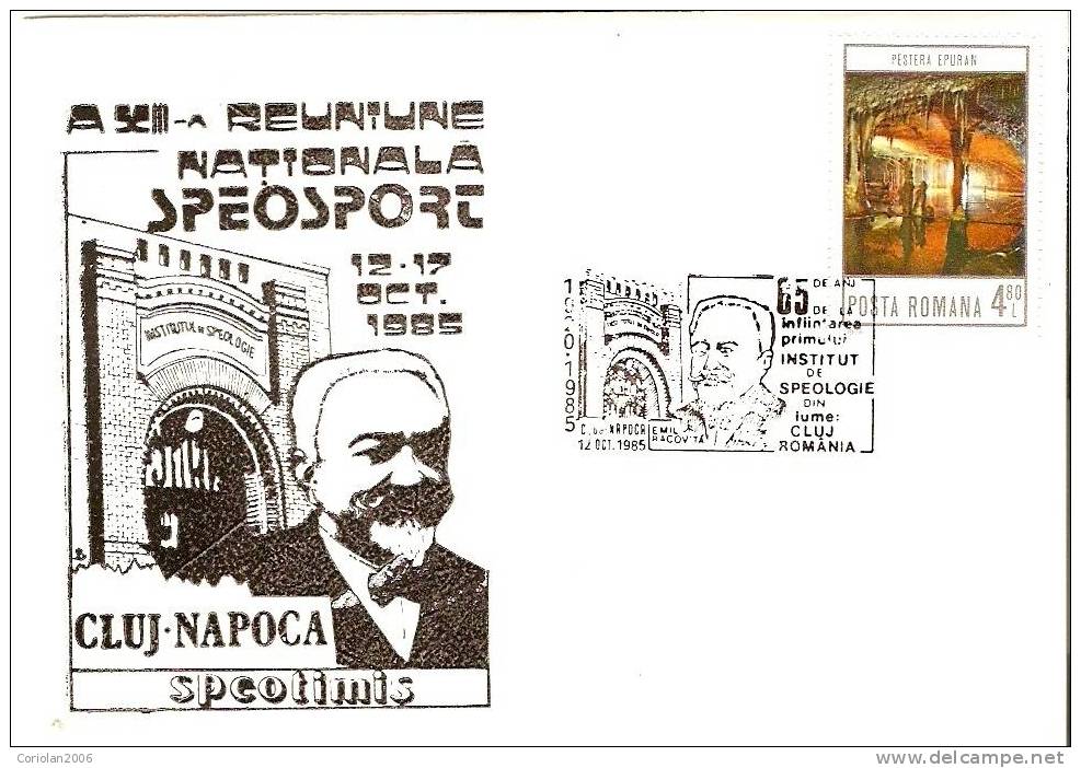 Romania / Special Cover With Special Cancellation / Speologie - Natur