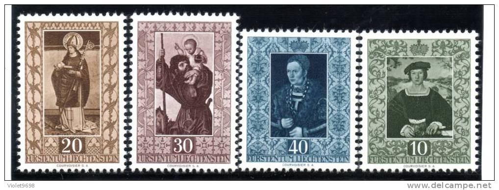 LIECHTENSTEIN : TP N° 273/276 ** - Unused Stamps