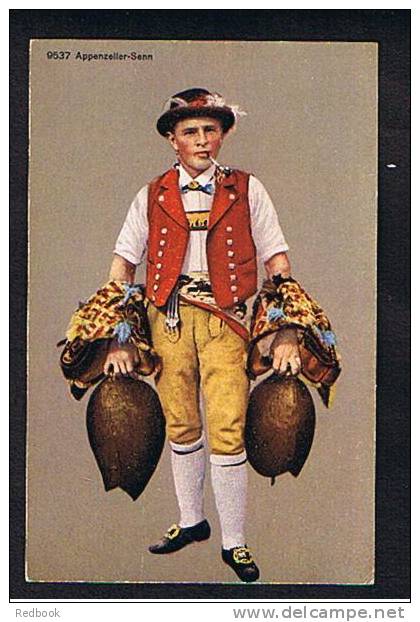 Early Ethnic Postcard  Appenzeller-Senn Switzerland - Ref 302 - Unclassified