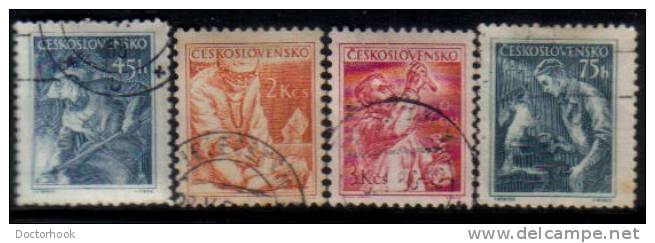 CZECHOSLOVAKIA   Scott #  645-57  VF USED - Used Stamps