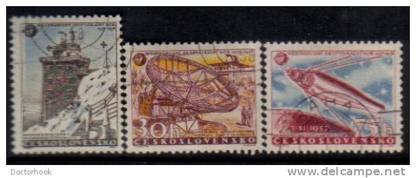 CZECHOSLOVAKIA   Scott #  836-8  VF USED - Usados