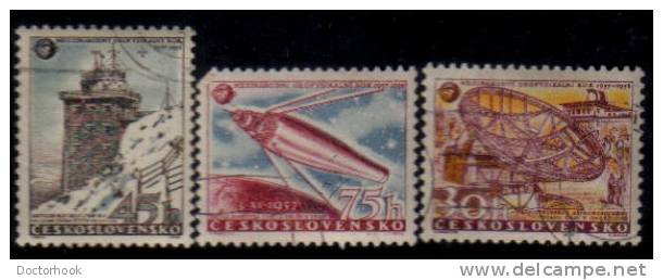 CZECHOSLOVAKIA   Scott #  836-8  VF USED - Usados