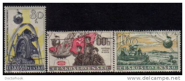 CZECHOSLOVAKIA   Scott #  846-8  VF USED - Gebraucht