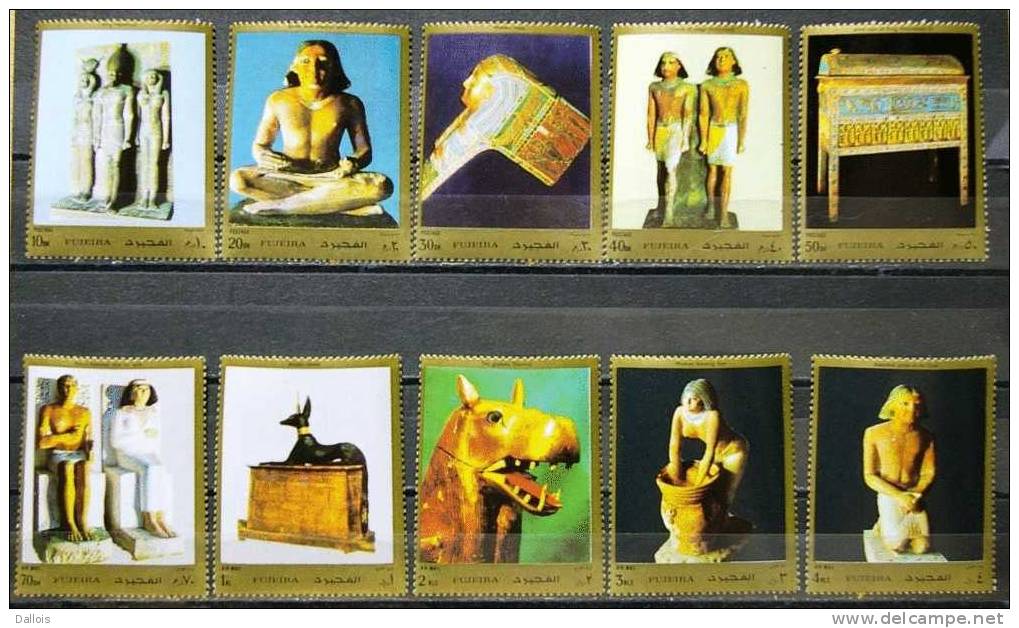 Fujeira - 1973 - Antiquités égyptiennes - Neufs - Aegyptologie