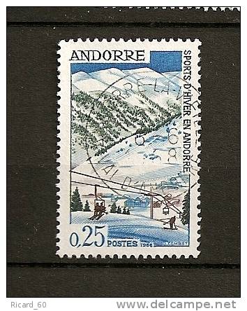 Timbre(s) Oblitéré(s) D'andorre, Sports D'hiver En Andorre, Station De Soldeu - Used Stamps