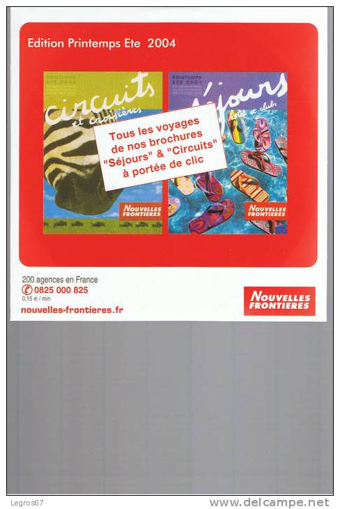 CD ROM NOUVELLES FRONTIERES 2004 - CD