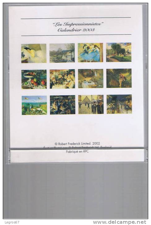 CD ROM LES IMPRESSIONNISTES - CALENDRIER 2003 - CD