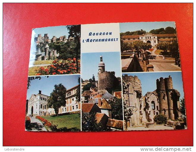 CPM  OU CPSM-1974 (03-ALLIER)  BOURBON L'ARCHAMBAULT--.CARTE EN BON ETAT. - Bourbon L'Archambault