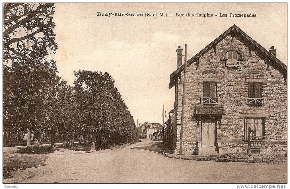 BRAY SUR SEINE..RUE DES TAUPINS..LES PROMENADES - Bray Sur Seine