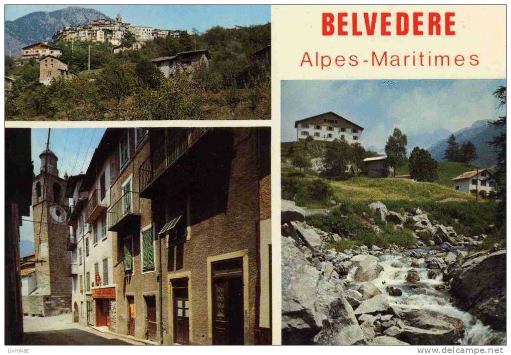 Alpes Maritimes, Belvédère, Carte Multivues - Belvédère