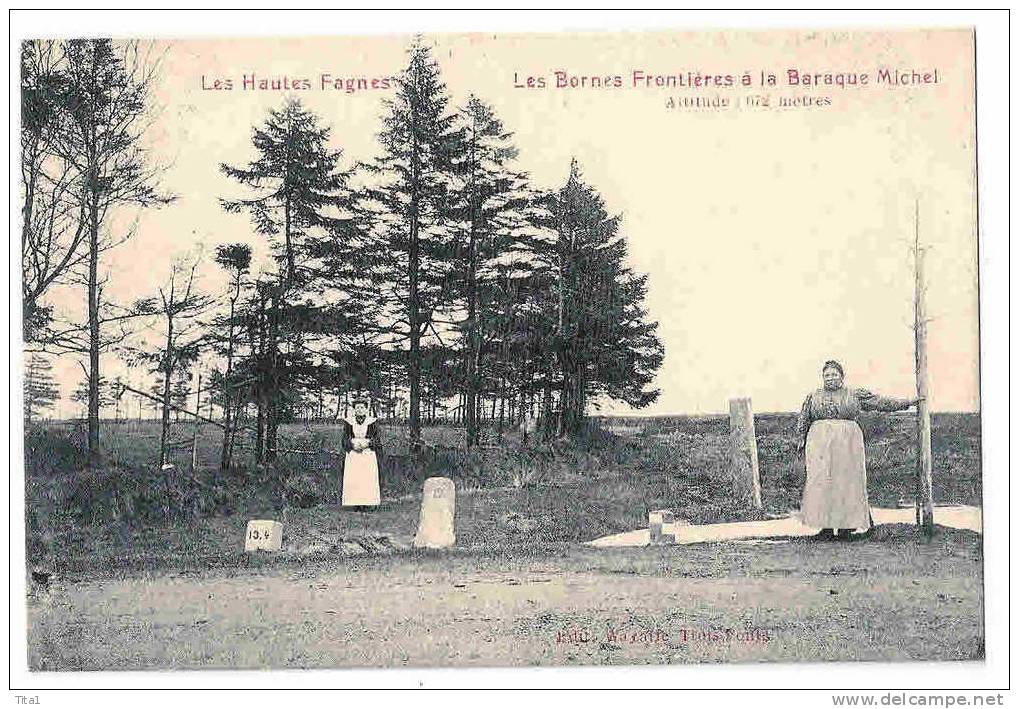 C8508 - Les Bornes Frontières à La Baraque Michel - Jalhay