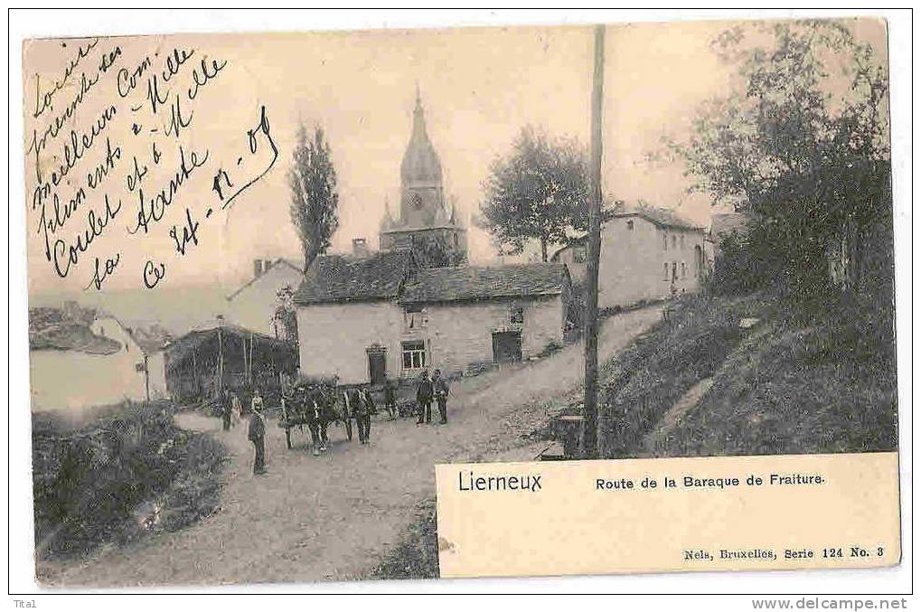 C8496 - LIERNEUX - Route De La Baraque De Fraiture " Nels Série 124 N° 3" - Lierneux