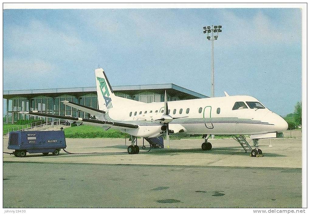 500 - SAABS SF-340 AIR LIMOUSIN T.A. - LIMOGES-BELLEGARDE ( Photo: F. LITAUDON ) - 1946-....: Moderne