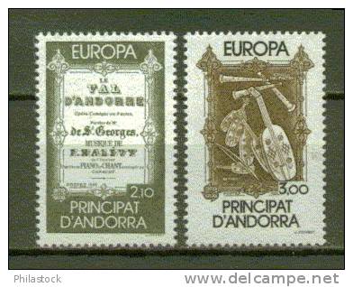 EUROPA ANDORRE N° 339 & 340 ** - 1985