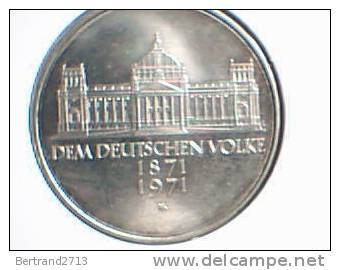 Germany-Federal Republic 5 Mark 1971G KM 128.1 - 5 Mark