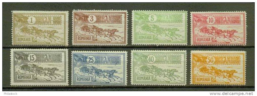 ROUMANIE N° 137 à 144 * - Unused Stamps