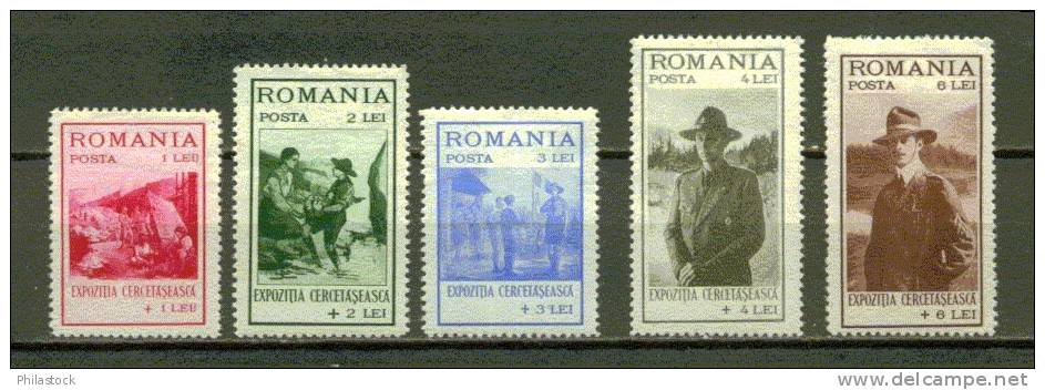 ROUMANIE N° 422 à 426 Obl. - Unused Stamps