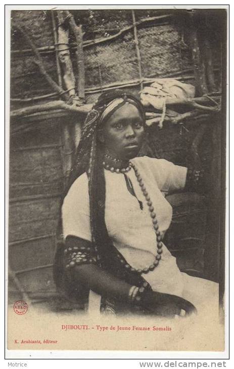 DJIBOUTI    -Type De Jeune Femme Somalis. - Djibouti