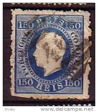 R4070 - PORTUGAL Yv N°46 PERF. 12.5 FAULTY PERFORATION - Used Stamps