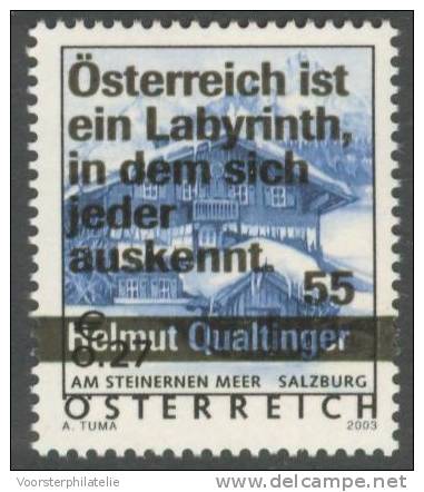 AUSTRIA 2005 ANK 2549 FERIENLAND ÖSTERREICH - Unused Stamps