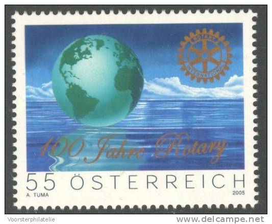 AUSTRIA 2005 ANK 2551 ROTARIER ROTARY - Unused Stamps