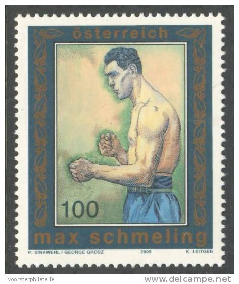 AUSTRIA 2005 ANK 2552 BOXING MAX SCHMELING - Unused Stamps