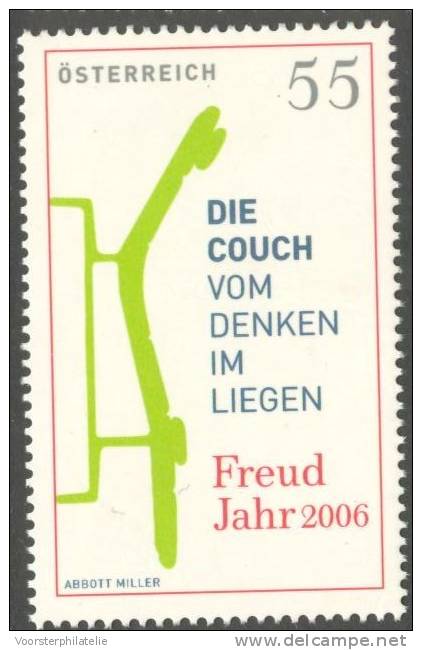 AUSTRIA 2006 ANK 2612 SIEGMUND FREUD - Unused Stamps