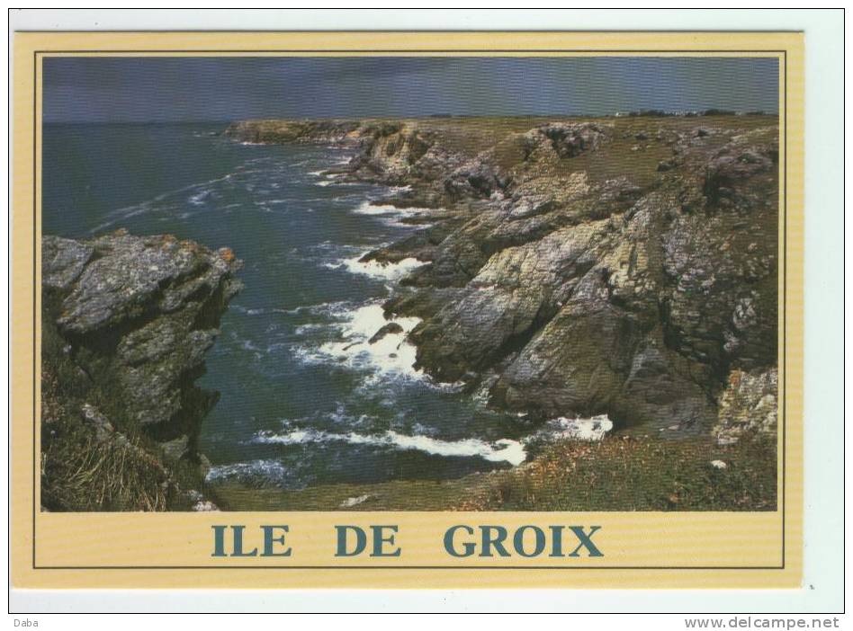 ILE DE GROIX. LES FALAISES DE LA CÔTE SAUVAGE A LA POINTE DE L' ENFER - Groix