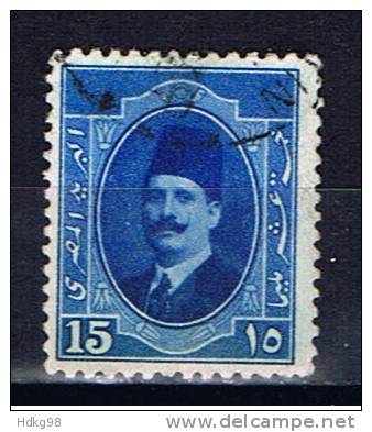 ET+ Ägypten 1923 Mi 88 König Fuad - Used Stamps