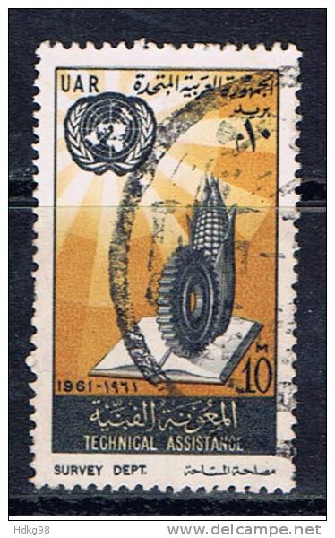 ET+ Ägypten 1961 Mi 113 Technische Hilfe - Oblitérés