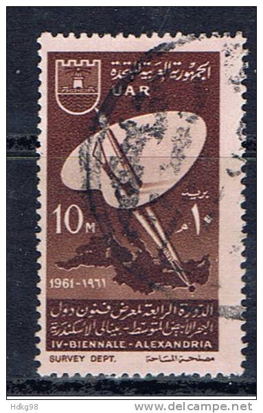 ET+ Ägypten 1961 Mi 116 Kunst-Biennale, Alexandria - Used Stamps