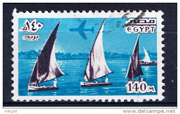 ET+ Ägypten 1978 Mi 739 Segelboote - Usati