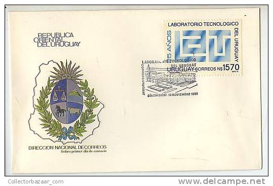 URUGUAY FDC COVER TECNOLOGY LAB SCIENCE - Autres & Non Classés