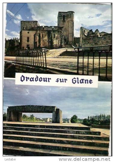 C3912 - CPM  D'ORADOUR-SUR-GLANE,multivues.1966. - Oradour Sur Glane