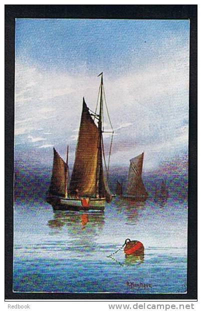 1928 Raphael Tuck "Oilette" Postcard Sea & Sky  - Fishing Boats - Ref 303 - Tuck, Raphael