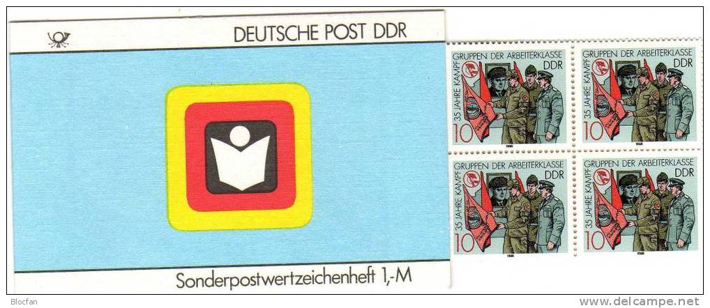 SMH 35 Zeitungsvertrieb Der Deutschen Post 1987 DDR 3178 10x + SMHD35 ** 7€ - Unused Stamps