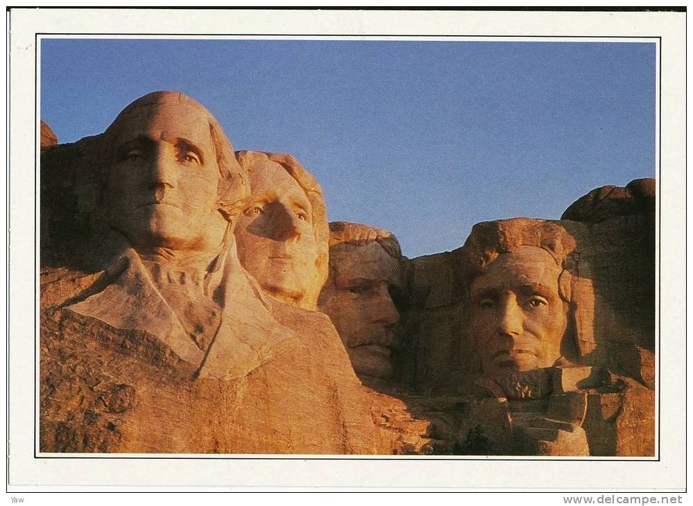 STATI UNITI SOUTH DAKOTA: MOUNT RUSHMORE, RITRATTI DEI PRESIDENTI: WASHINGTON,  JEFFERSON, ROOSVELT E LINCOLN.. - Mount Rushmore