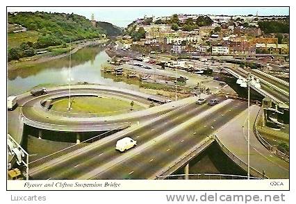 FLYOVER AND CLIFTON SUSPENSION BRIDGE.  Q2CA. - Bristol