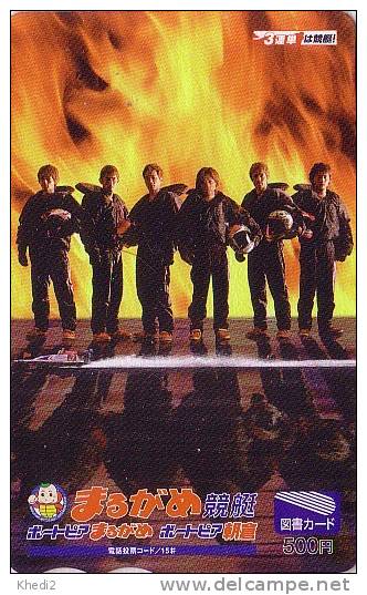 Carte Japon POMPIERS - FIRE BRIGADE FIREMEN Japan Card - FEUERWEHR - BRANDWEER Kaart - 35 - Bomberos