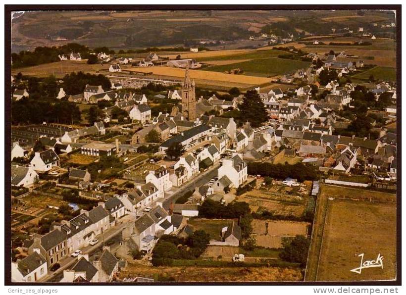 29 PLOUGASNOU, Vue Générale Aérienne, Voyagé En 1992, CPSM 10x15, Ed Jack - Plougasnou